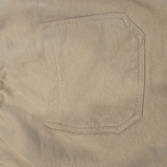 DAILY PAPER MEN'S SCRIPT LOGO SHORT IN TWILL BEIGE. SIZE X-LARGE. - Picture 11 of 11